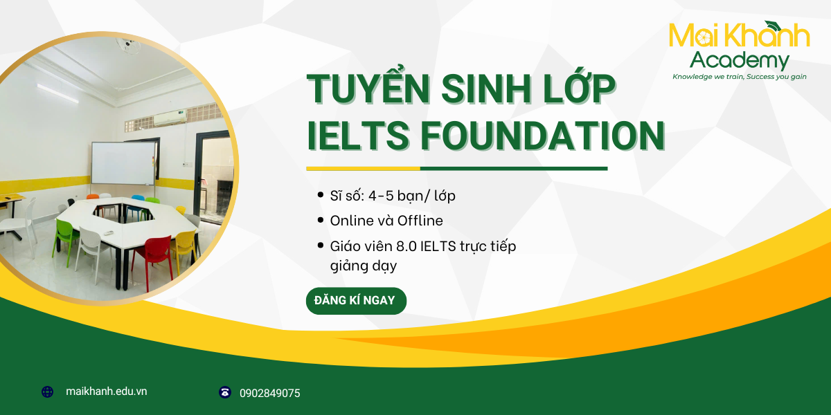 tuyển sinh lớp ielts